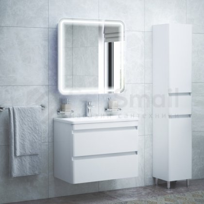 Мебель для ванной Corozo Алабама 100 белая повесная