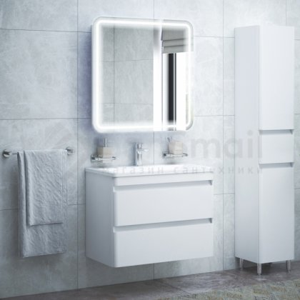 Мебель для ванной Corozo Алабама 80 белая повесная