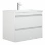 Мебель для ванной Corozo Алабама 80 белая повесная