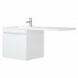Мебель для ванной Corozo Альтаир 120 белая повесная