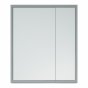 Зеркало-шкаф Corozo Айрон 70 серый/арт