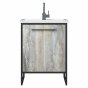 Мебель для ванной Corozo Айрон 70 черная/антик
