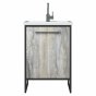 Мебель для ванной Corozo Айрон 60 черная/антик