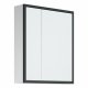 Зеркало-шкаф Corozo Айрон 70 черный/белый ++12 896 руб