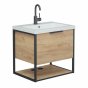 Мебель для ванной Corozo Фрейм 60 сонома