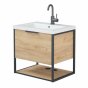 Мебель для ванной Corozo Фрейм 60 сонома