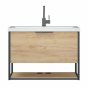 Мебель для ванной Corozo Фрейм 80 сонома