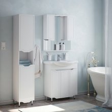 Мебель для ванной Corozo Мирра 75 белая