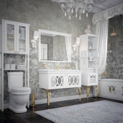 Мебель для ванной Corozo Таормина 105 белая