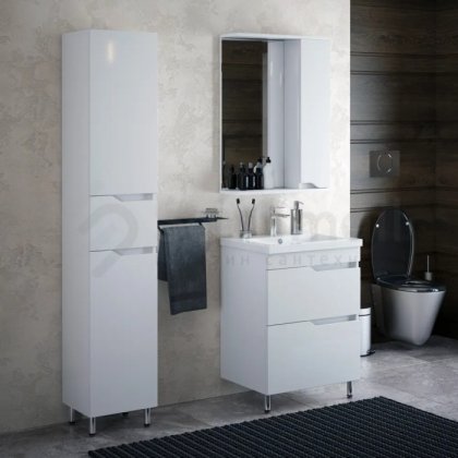 Мебель для ванной Corozo Теона 60 напольная белая