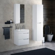Мебель для ванной Corozo Теона 60 подвесная белая