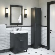 Мебель для ванной Corozo Терра 60 графит матовый
