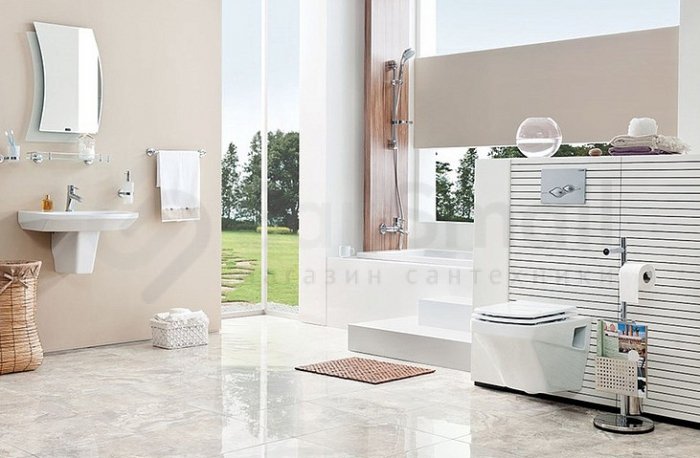 Раковина с полупьедесталом Creavit Sorti SR060 купить в Москве с ...