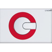 Клавиша смыва Creavit Power GP5001.01 (белый, красный)
