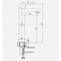 Смеситель для раковины Creavit Sharp SR6500S