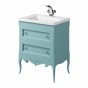 Мебель для ванной Creto Viva 66 см голубой
