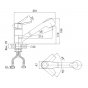 Смеситель для кухни D&K Mosel DA1262501