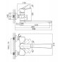 Смеситель для ванны D&K Reisling DA1273301