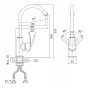Смеситель для кухни D&K Valerius DA1362401