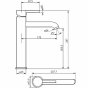 Смеситель для раковины Damixa Scandinavian Pure 360250000