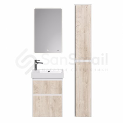 Мебель для ванной Dreja Slim 55 см дуб кантри