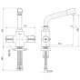 Смеситель для раковины E.C.A. Thermostatic 102108730EX хром