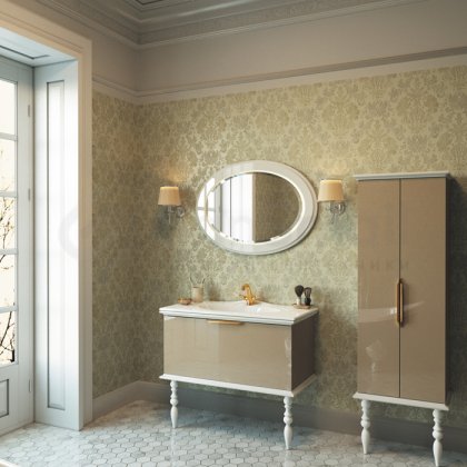 Мебель для ванной Edelform Decora 100 жемчужно-бежевая