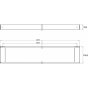 Рейлинговая система для аксессуаров 67 см Emco Liaison 1866 001 67