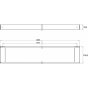 Рейлинговая система для аксессуаров 100 см Emco Liaison 1866 001 11