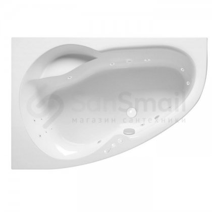 Ванна Excellent Newa Smart 160x95 белая левосторонняя