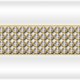 Декоративная горизонтальная вставка "Кристаллы Swarovski" на торцевую панель Анабель, золото ++3 424 руб