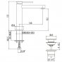 Смеситель для раковины Gattoni Circle One 9044/90NO