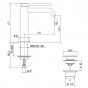 Смеситель для раковины Gattoni Circle Two 9144/91C0