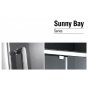Душевой уголок Gemy Sunny Bay S28191A-A80 100x80