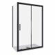 Душевой уголок Good Door Cofe WTW+SP 130x70 черный