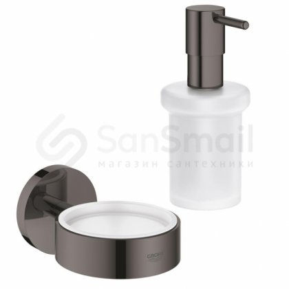 Дозатор для жидкого мыла Grohe Essentials New 40369A01+40394A01