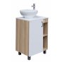 Мебель для ванной Grossman Флай 60 белая/дуб сонома GR-3014