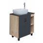 Мебель для ванной Grossman Флай 80 серая/дуб сонома GR-3020