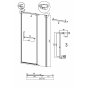 Душевая дверь Grossman Pragma 100.K33.03.110.10.02