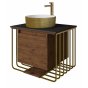 Мебель для ванной Grossman Винтаж 70 веллингтон/золото GR-5010GW
