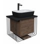 Мебель для ванной Grossman Винтаж 70 веллингтон/черный GR-4041BW