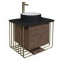 Мебель для ванной Grossman Винтаж 70 веллингтон/золото GR-4040BW