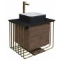 Мебель для ванной Grossman Винтаж 70 веллингтон/золото GR-4042BW