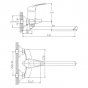 Смеситель для ванны Haiba HB2203 хром