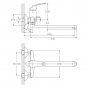 Смеситель для ванны Haiba HB2237 хром