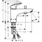 Смеситель на борт ванны Hansgrohe Logis Monotrou 71315000