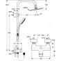 Душевая стойка Ideal Standard Idealrain Soft Diy A5688AA