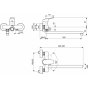 Смеситель для ванны Ideal Standard Ceraflex B1741AA