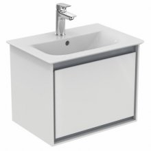 Мебель для ванной Ideal Standart Connect Air E0817 50 см белый глянец/светло-серая
