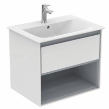Мебель для ванной Ideal Standart Connect Air E0826 60 см белый глянец/светло-серый